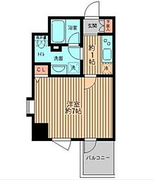 レガーロ御茶ノ水2 1Kの間取図画像