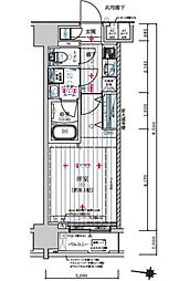 MAINステージ森下2 1Kの間取図画像