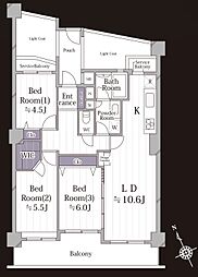 間取図画像 3LDK