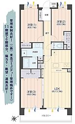間取図画像 3LDK