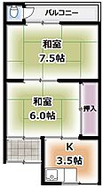 大阪府守口市東光町1丁目（賃貸タウンハウス2K・2階・31.40㎡） その2