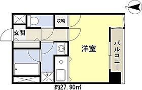 C-WING  ｜ 大阪府大阪市東淀川区東中島1丁目（賃貸マンション1R・4階・27.90㎡） その2