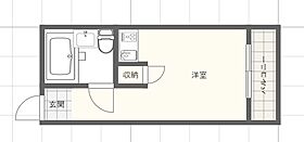 中岡ハイツ  ｜ 兵庫県加古川市加古川町本町（賃貸アパート1R・1階・17.20㎡） その2