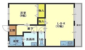 ファミリーハイツK  ｜ 兵庫県加古川市米田町平津（賃貸マンション1LDK・2階・43.74㎡） その2