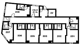 姫路コレクティブハウスPart.1  ｜ 兵庫県姫路市塩町（賃貸マンション1R・2階・13.90㎡） その2