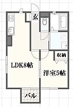 レトアKei  ｜ 兵庫県姫路市飾磨区宮（賃貸アパート1LDK・2階・34.13㎡） その2