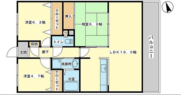 エスパシオ西庄 ｜兵庫県姫路市西庄(賃貸マンション3LDK・5階・73.28㎡)の写真 その2