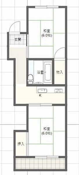 メゾンそれいゆ ｜兵庫県姫路市朝日町(賃貸マンション2K・4階・33.72㎡)の写真 その2