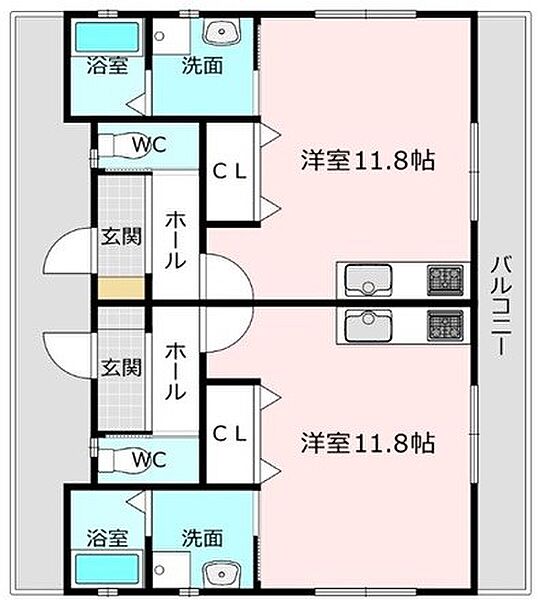 YScafe（ワイズカフェ） 2B｜兵庫県姫路市岡田(賃貸アパート1R・2階・34.16㎡)の写真 その2
