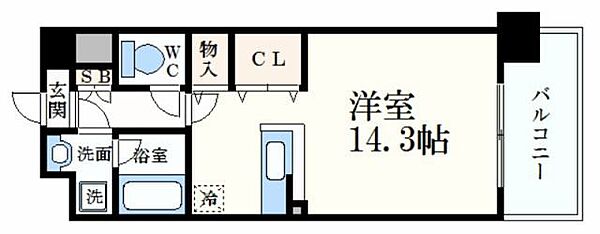 サンライズ北条 ｜兵庫県姫路市北条１丁目(賃貸マンション1R・2階・35.54㎡)の写真 その2