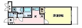 MISTRAL飾磨駅前  ｜ 兵庫県姫路市飾磨区清水（賃貸マンション1K・2階・28.62㎡） その2