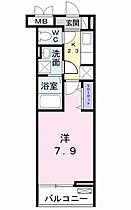 兵庫県加古川市平岡町新在家（賃貸アパート1K・2階・26.15㎡） その2