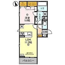 グランアイズ  ｜ 兵庫県明石市西新町１丁目（賃貸アパート1LDK・3階・44.22㎡） その2