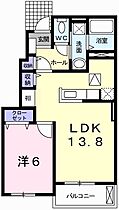 兵庫県姫路市広畑区西蒲田（賃貸アパート1LDK・1階・45.89㎡） その2