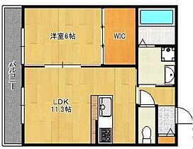 ウエスト魚住II  ｜ 兵庫県明石市魚住町錦が丘４丁目（賃貸アパート1LDK・2階・44.92㎡） その2