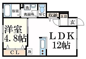 Le　Numero　Un（ル　ニュメロ　アン）  ｜ 兵庫県姫路市大津区西土井（賃貸アパート1LDK・1階・40.17㎡） その2