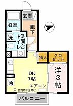 リビングタウン網干  ｜ 兵庫県姫路市網干区垣内西町（賃貸アパート1DK・2階・30.25㎡） その2