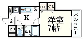 ジュネス神屋町  ｜ 兵庫県姫路市神屋町２丁目（賃貸マンション1K・4階・22.71㎡） その2