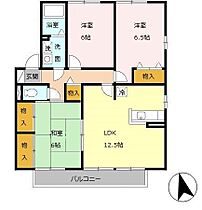 フォレスト21  ｜ 兵庫県姫路市飾磨区蓼野町（賃貸アパート3LDK・2階・70.43㎡） その2