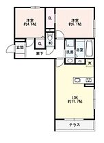 Grace　Ark（グレースアーク）  ｜ 兵庫県明石市大久保町大窪（賃貸アパート2LDK・1階・53.76㎡） その2