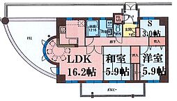 間取図画像 2SLDK
