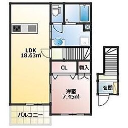 間取図画像 1LDK