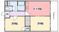 間取図画像 2DK