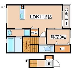 間取図画像 1LDK