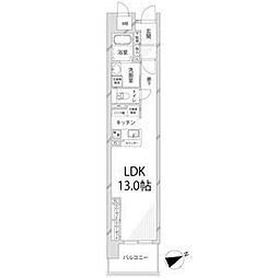 キャッスルコート神田町 ワンルームの間取図画像