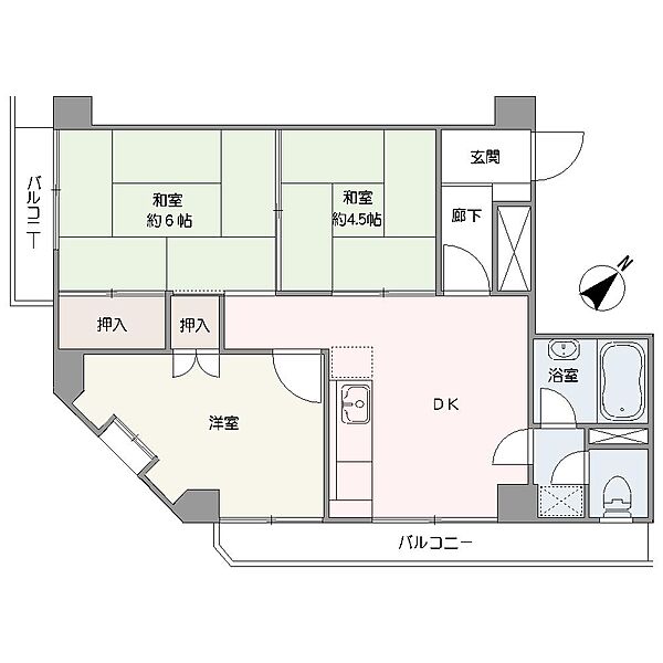 間取りを拡大表示