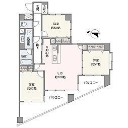 ナイスアーバン志村坂上 3LDKの間取図画像