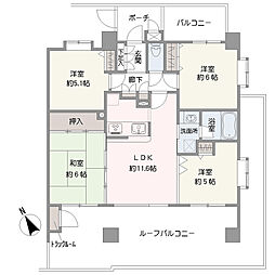 レーベンハイム武蔵浦和弐番館 4LDKの間取図画像