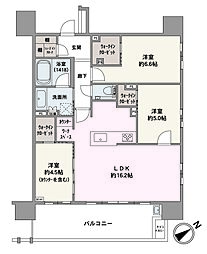 間取図画像 3LDK