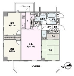 間取図画像 3LDK