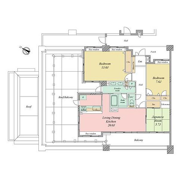 間取りを拡大表示