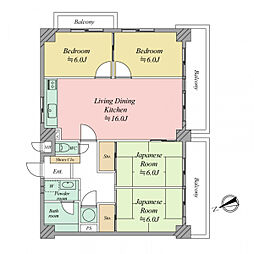 間取図画像 4LDK