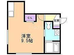 ＫＡＷＡＺＯＥ　ＳｏｌＳｔａｇｅ 2階1Kの間取り