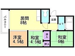 間取図画像 3LDK