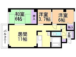 間取図画像 3LDK