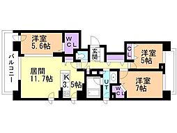 間取図画像 3LDK
