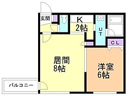 ＨＳ南平岸112（旧Ｋ’ｓｔａｇｅ） 3階