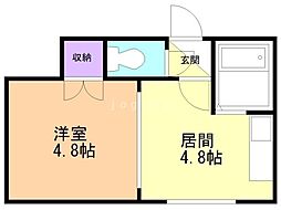 間取図画像 1DK