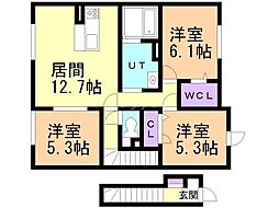 札幌市営東西線 大谷地駅 徒歩34分 2階/-