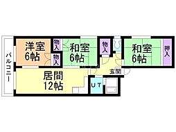間取図画像 3LDK