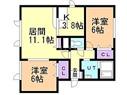 SGハイツ月寒II 1階