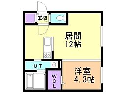 Ｐａｒｉｃｉ南平岸 1階/-