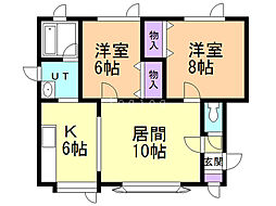 ピースフル西岡 2階