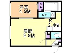 トランシエル平岸 1階