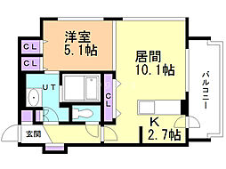 間取図画像 1LDK