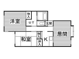 ミオ・アーク平岸 2LDKの間取図画像